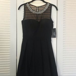 Jeweled Black Dress